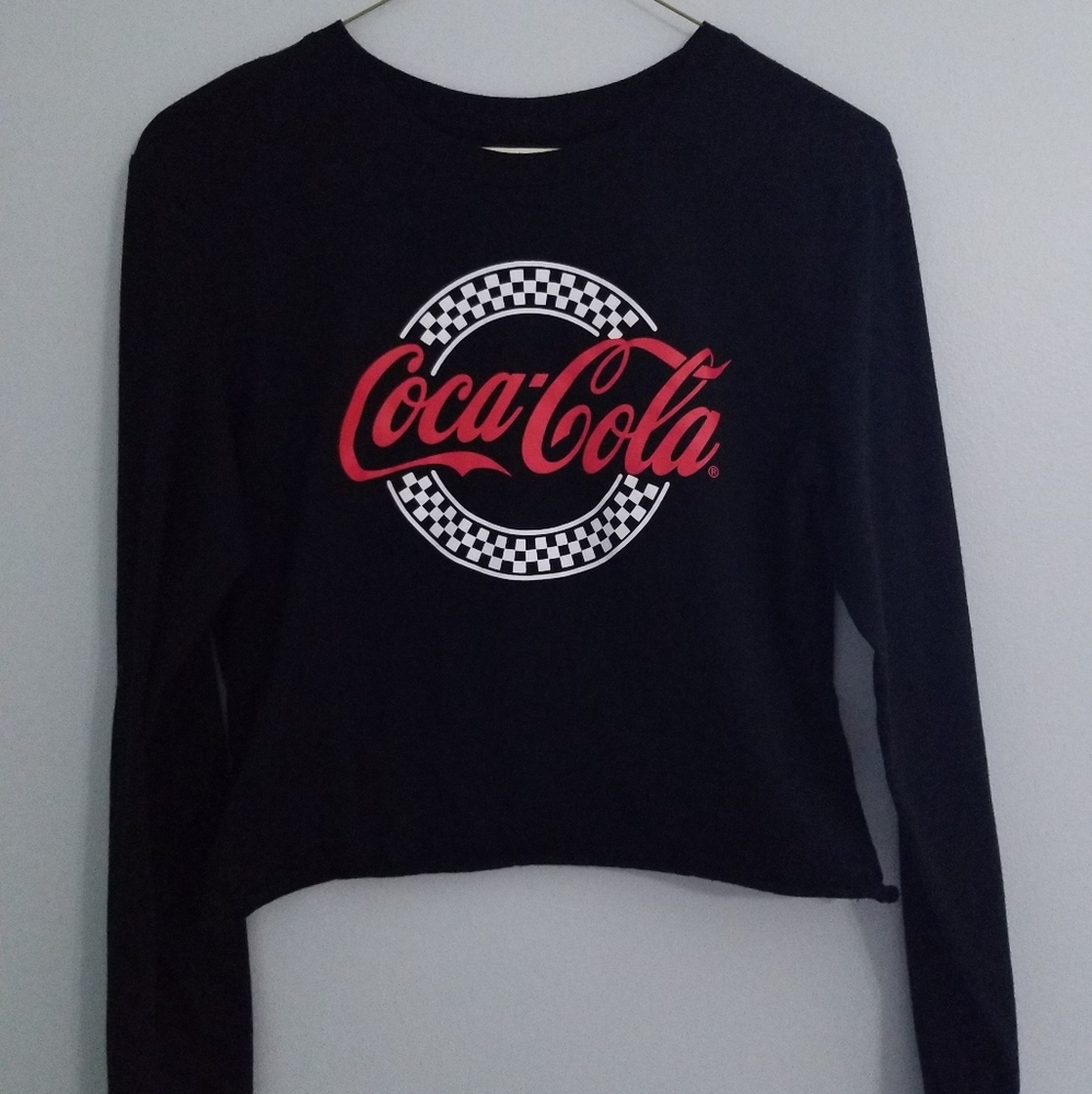 Coca-Cola Cropped Long Sleeve T-Shirt